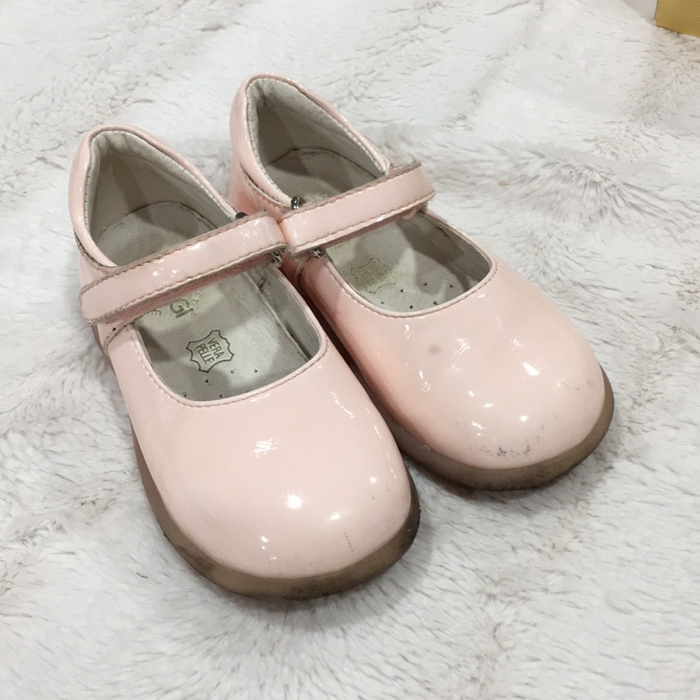 Pink Mary Jane Primigi Shoes Toddler 6.5 (23)